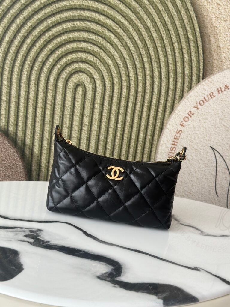 CHANEL 25S HOBO 腋下包 黑色