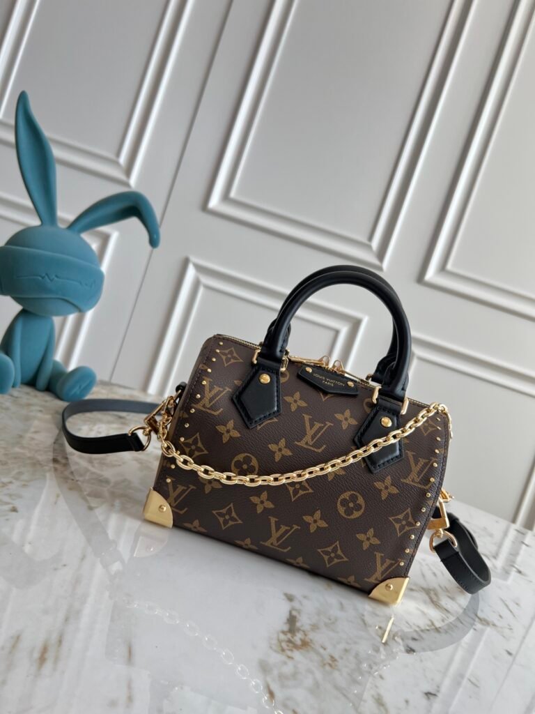 LOUIS VUITTON Speedy Trunk 老花硬箱枕頭包