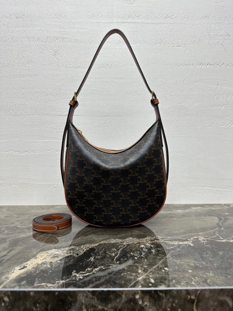 CELINE HELOISE 小號老花 Hobo 肩背包