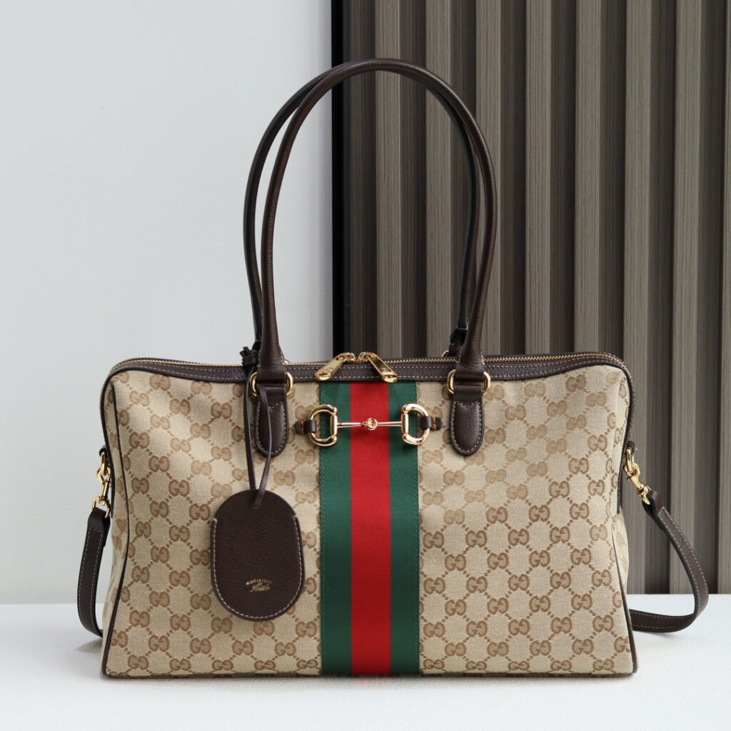 GUCCI Borsetto GG 帆布手提包 米色