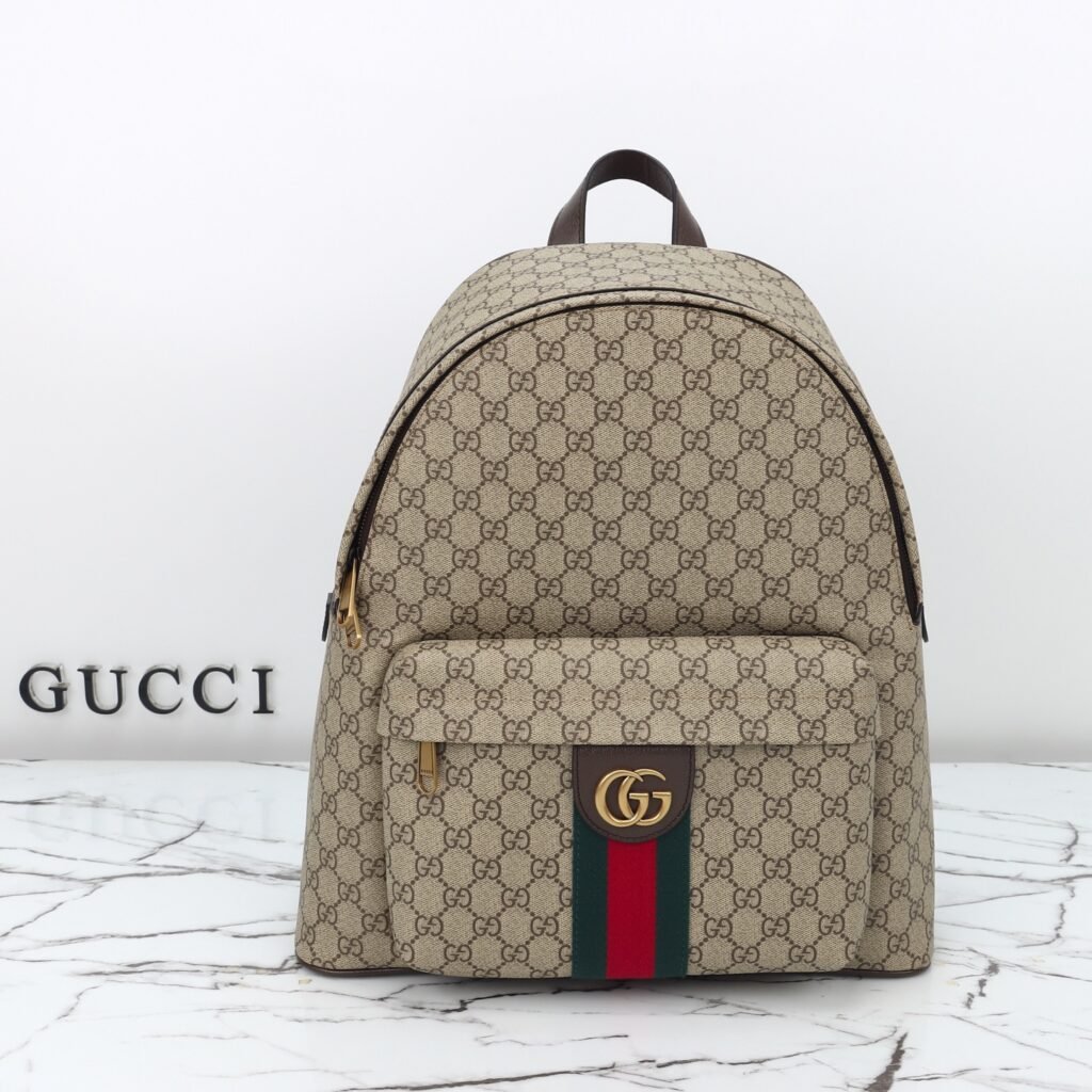 GUCCI Ophidia 中號 GG 老花雙肩包
