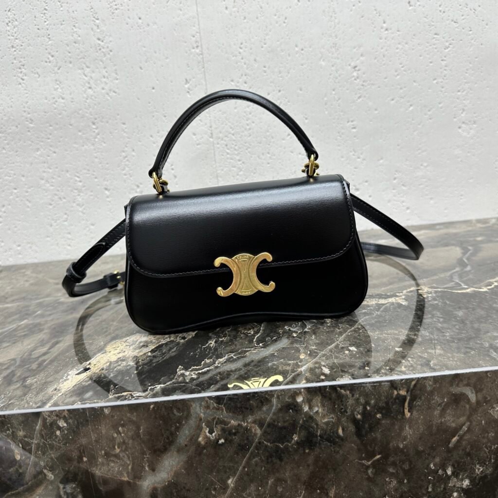 CELINE TEEN LOLA 凱旋門手提斜挎包 黑色
