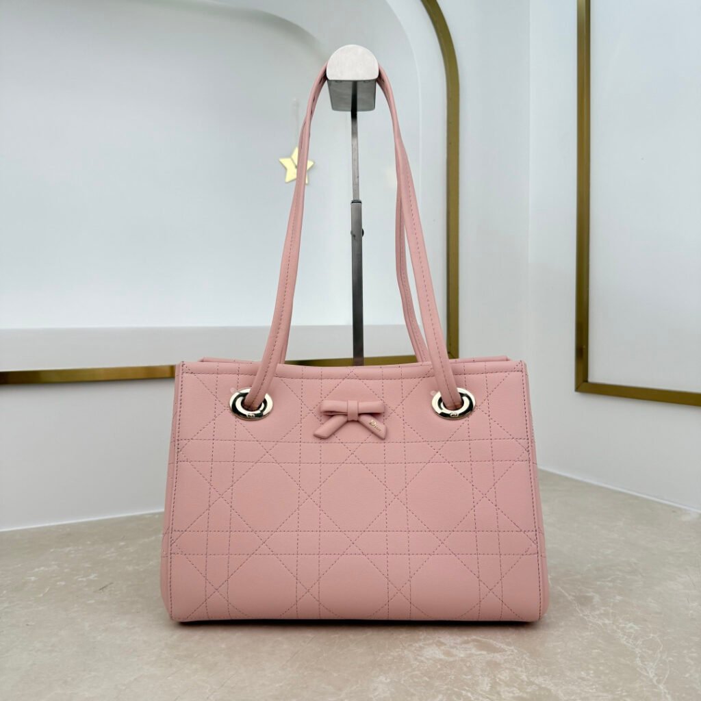 DIOR Promenade 小號托特包 櫻花粉