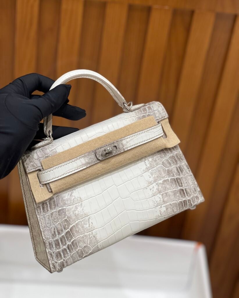 HERMÈS Mini Kelly 二代 手提包 喜馬拉雅白