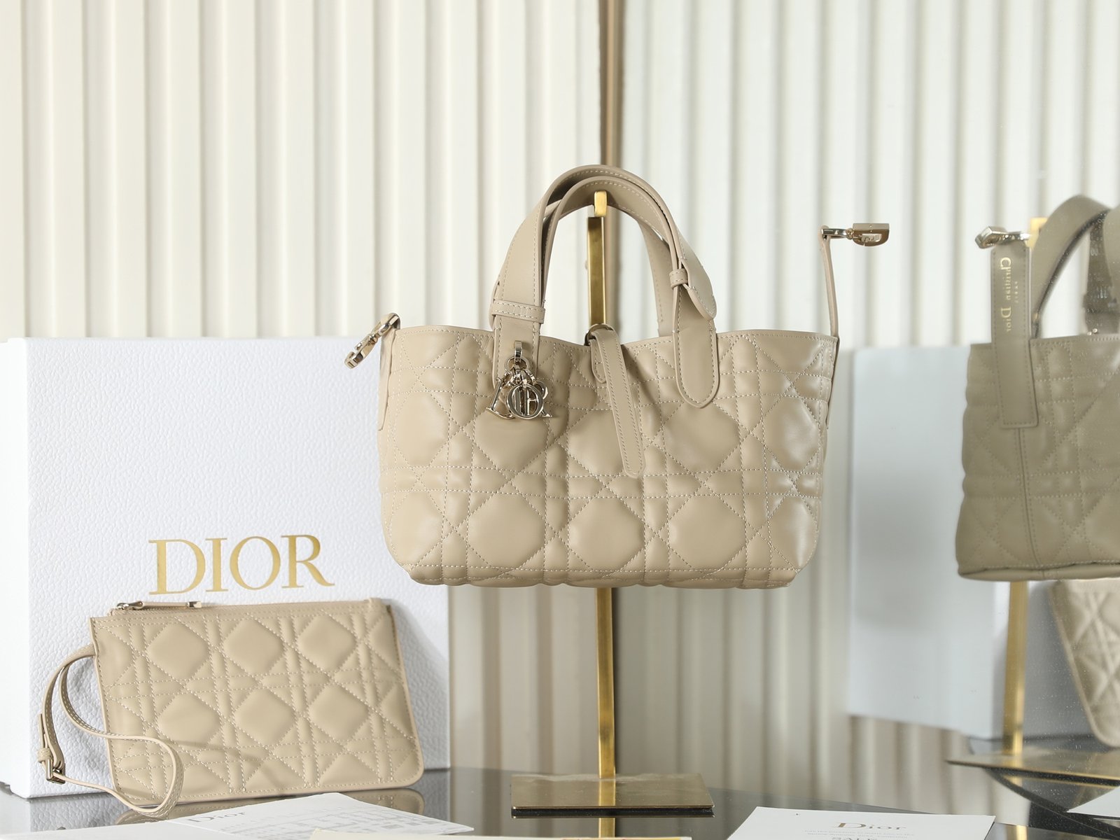 DIOR TOUJOURS 托特包 象牙色:圖片 2