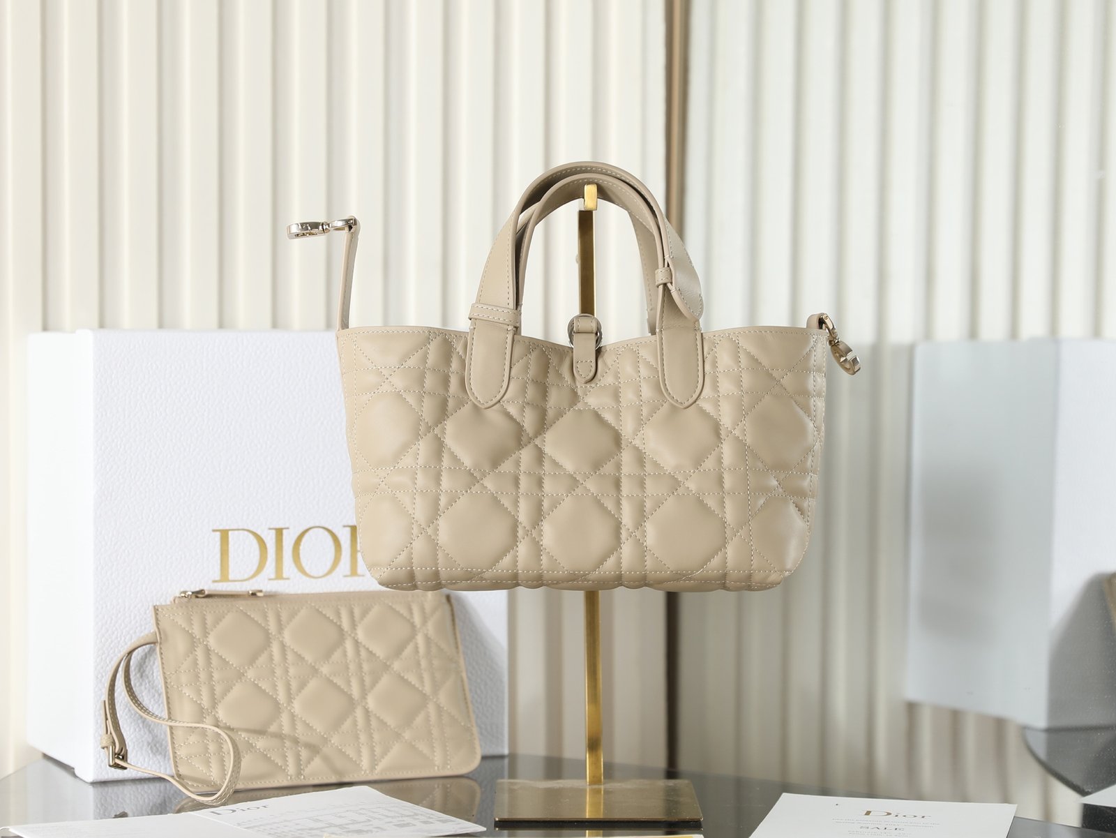 DIOR TOUJOURS 托特包 象牙色:圖片 4