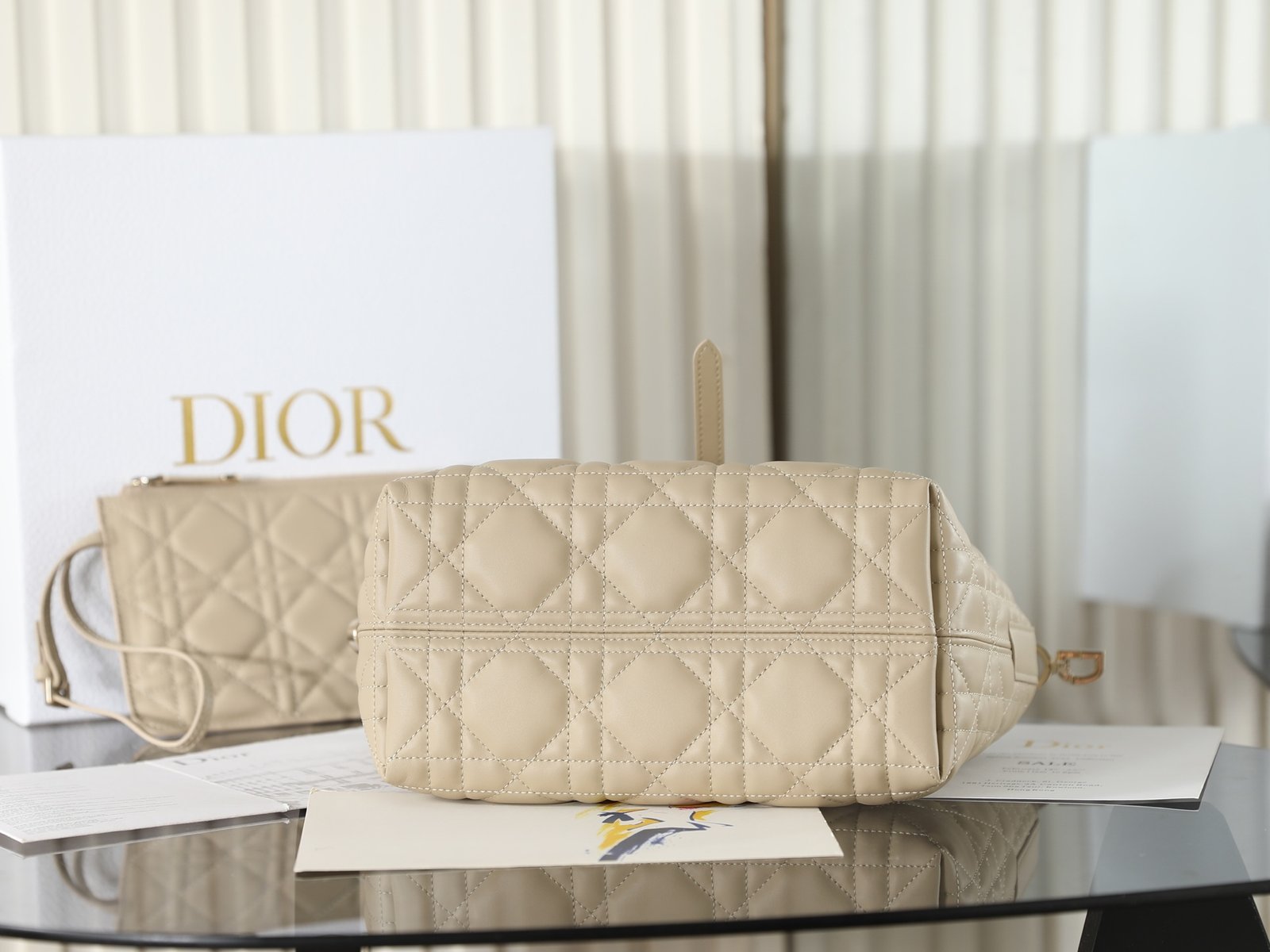 DIOR TOUJOURS 托特包 象牙色:圖片 8