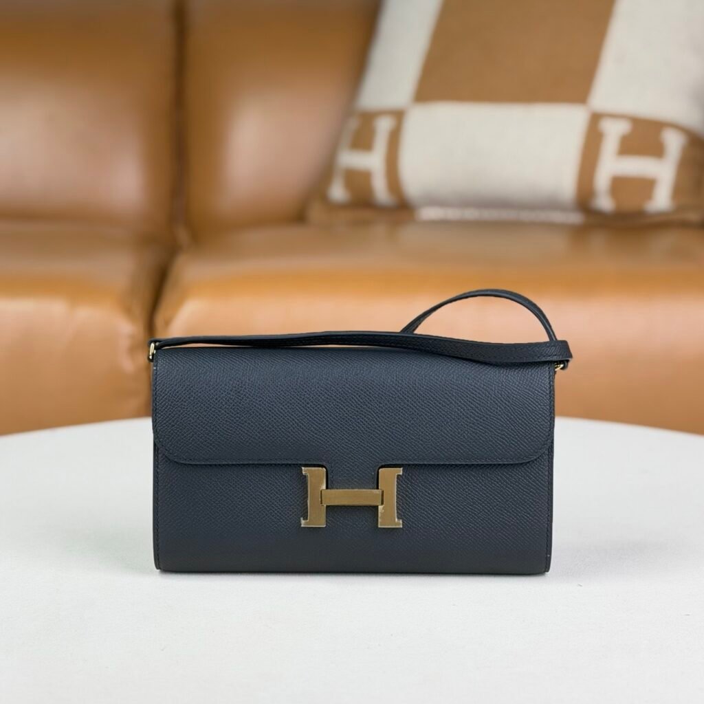 HERMÈS Constance To Go 手拿包 深藍