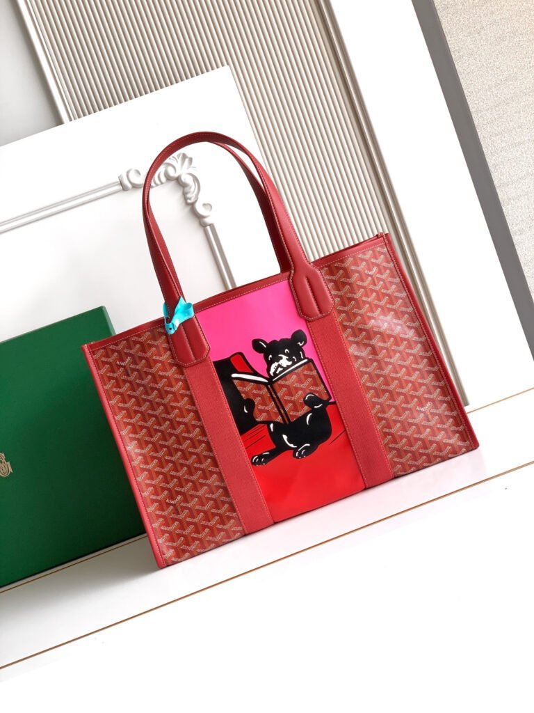 GOYARD Villette MM 托特包 紅色法鬥限定款