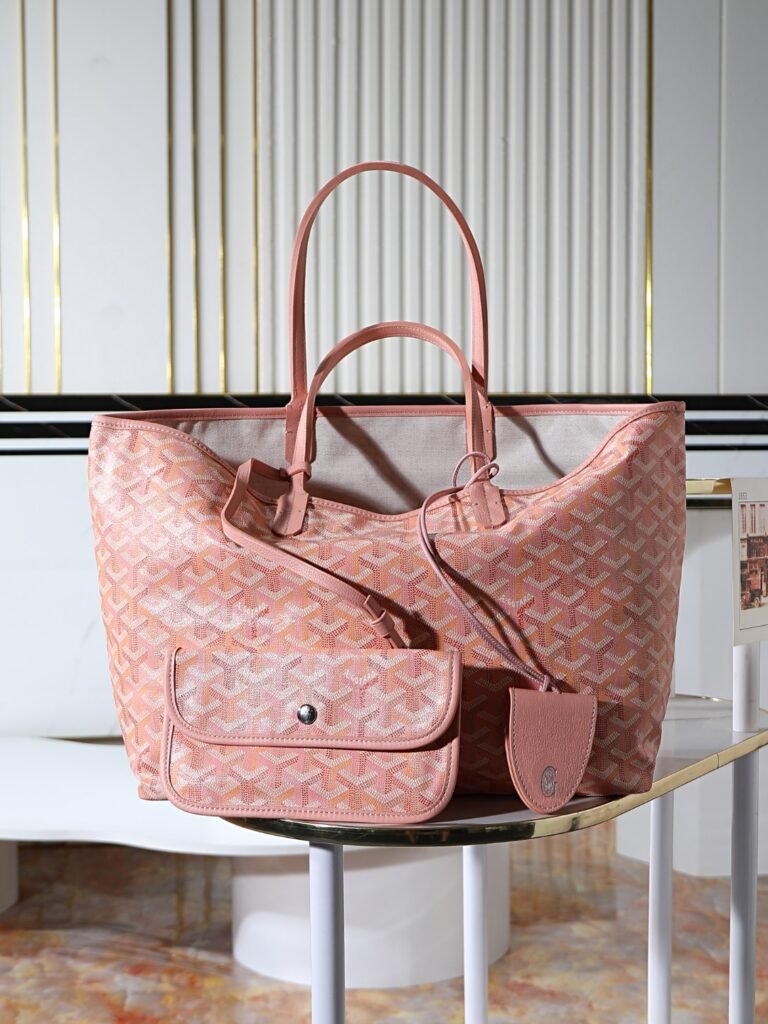 GOYARD Saint Louis PM 托特包 櫻花粉限定色