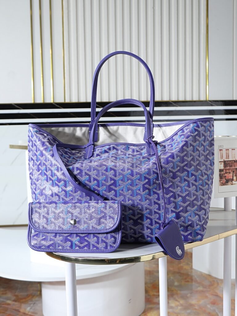 GOYARD Saint Louis GM 托特包 藍莓紫限定色